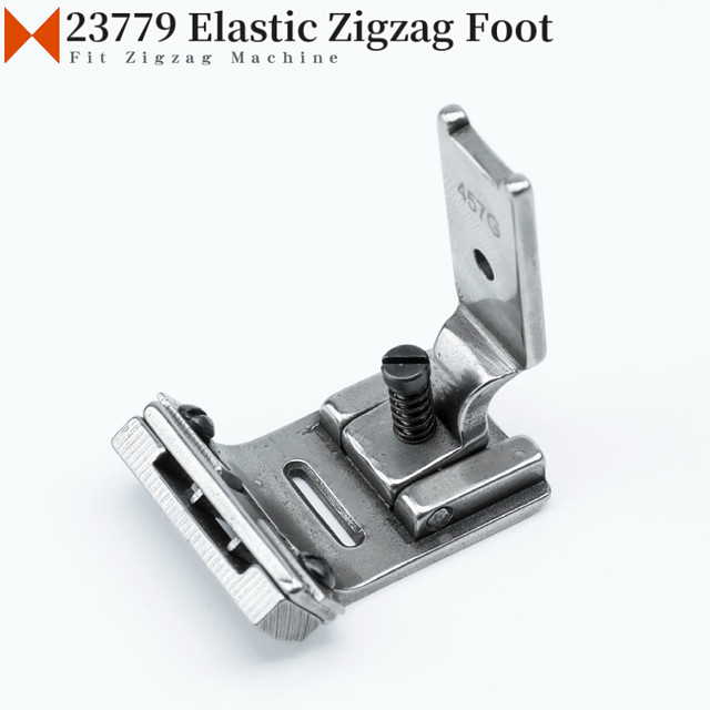 23779 (457G) Presser Foot for Industrial Zigzag Sewing Machine Fit Singer  457 JUKI LZ-2280 2284 2290 Elastic Tape Foot - AliExpress